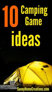 10 Camping game ideas