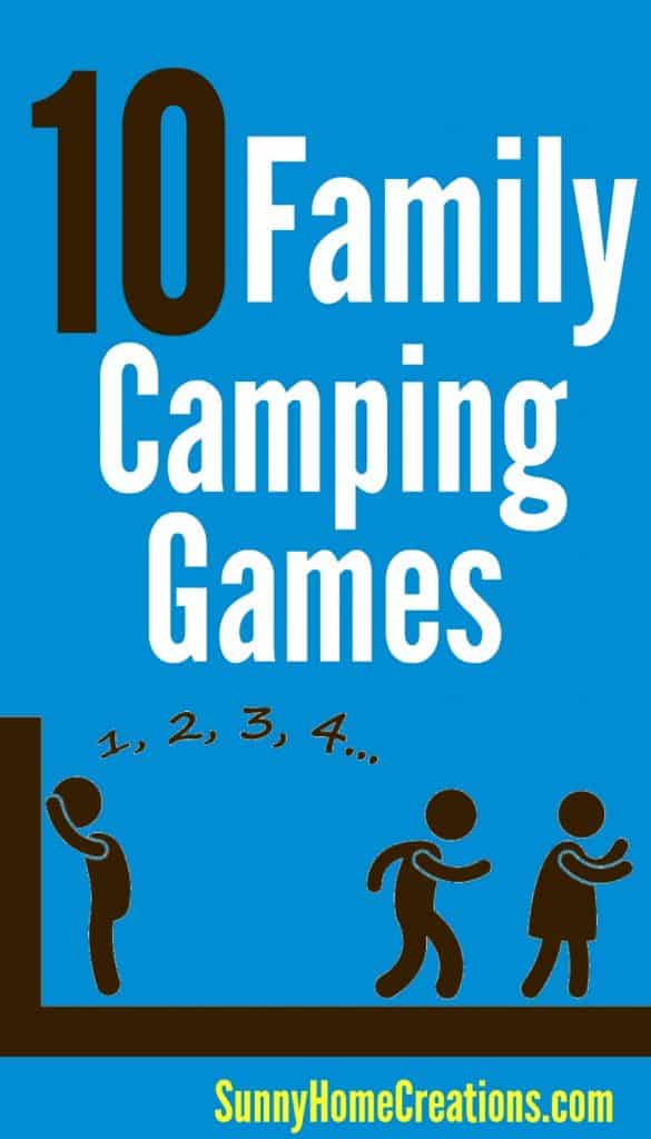 10 family camping games. Super fun games!