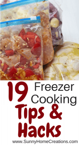 19 Freezer Cooking Tips & Hacks