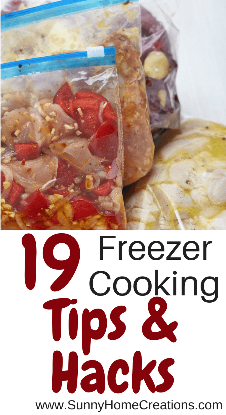 19 Freezer Cooking Tips and Hacks – Sunny Home Creations