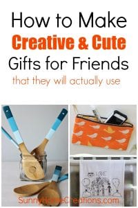 How to make creative and cute gifts for friends that they will actually use