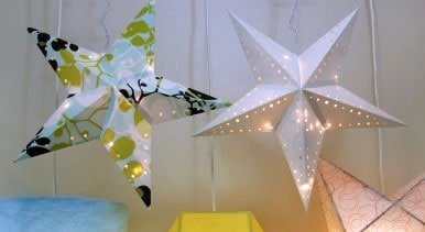 DIY creative Christmas Gifts Paper Star Lantern