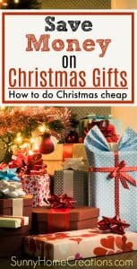 The price of Christmas gifts adds up so quickly each year. Here are some great ideas on how to do Christmas gifts on a budget. There are some great ways to get gifts inexpensive.#christmasgifts, #savemoneyonchristmas #christmasonabudget