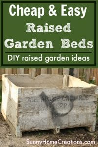 Cheap & Easy Raised Garden Beds - DIY Raised garden bed ideas