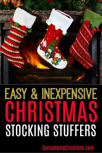 Easy and Inexpensive Christmas Stocking Stuffers