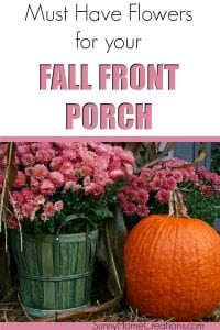 Must have flowers for your fall front porch