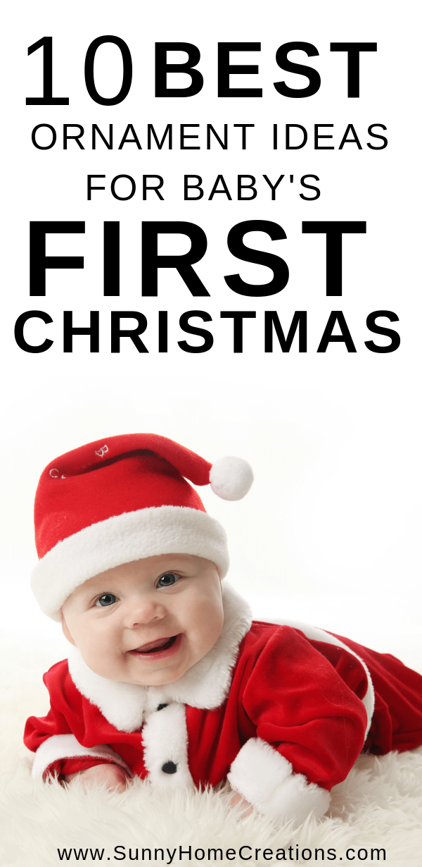 Baby's First Christmas Ornaments – Sunny Home Creations