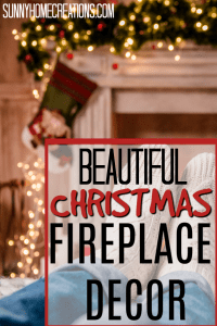 Fireplace christmas decor ideas