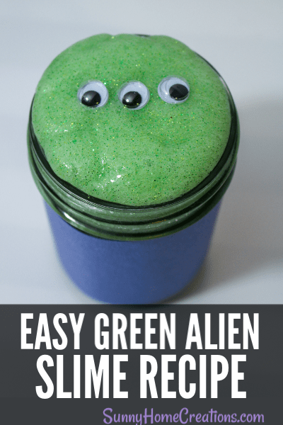 Easy green alien slime recipe