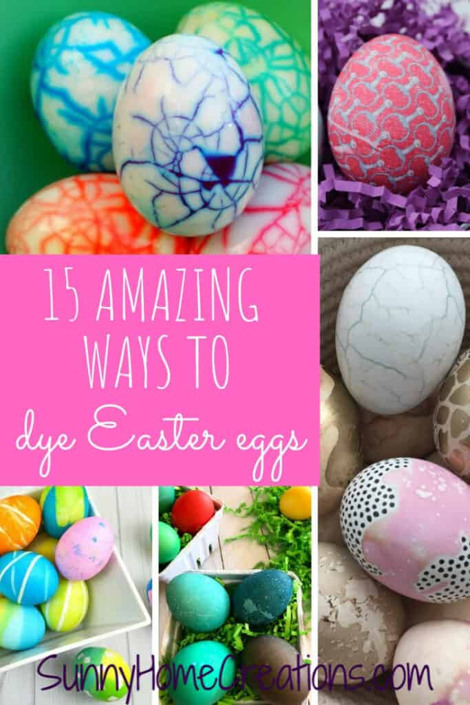 15 Amazing Ways to Dye Easter Eggs pin