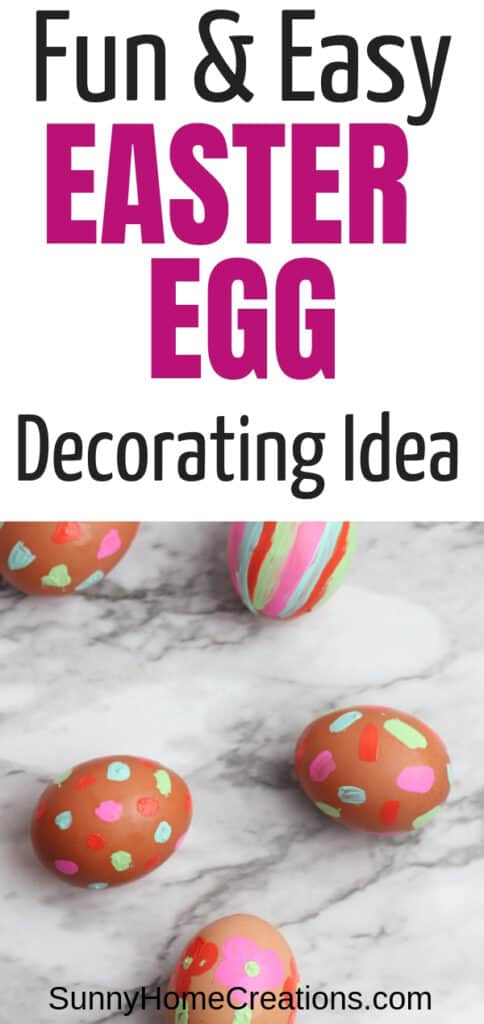 Fun and Easy Easter egg decorating idea