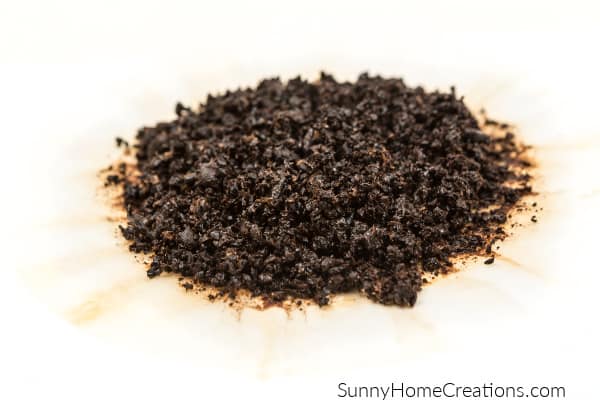 coffee grounds for the garden