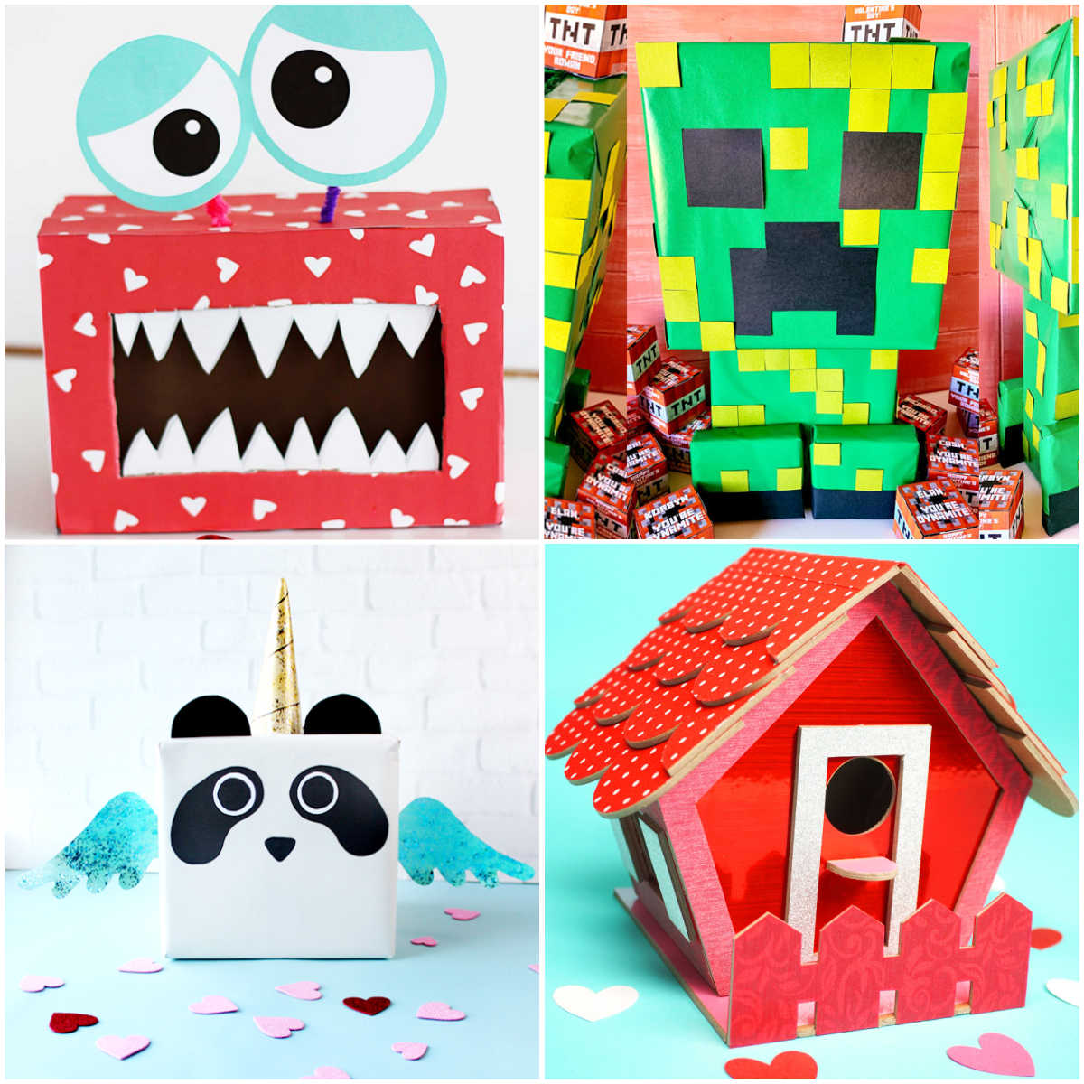 15 DIY Valentine's Day Boxes For Kids - Sunshine Whispers