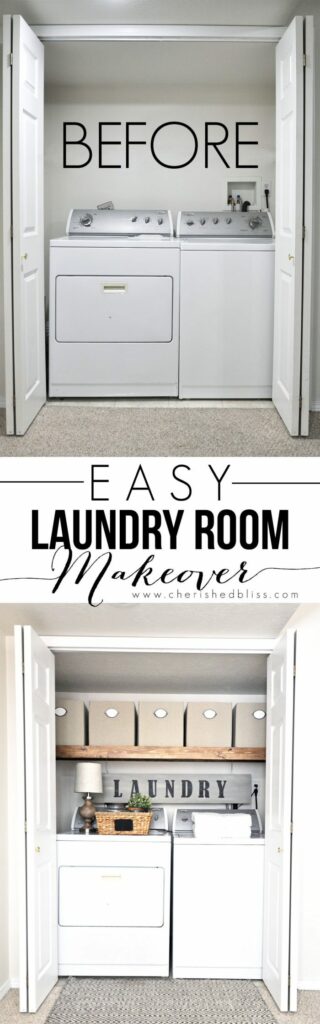 Small Laundry Room Organization Ideas – Sunny Home Creations